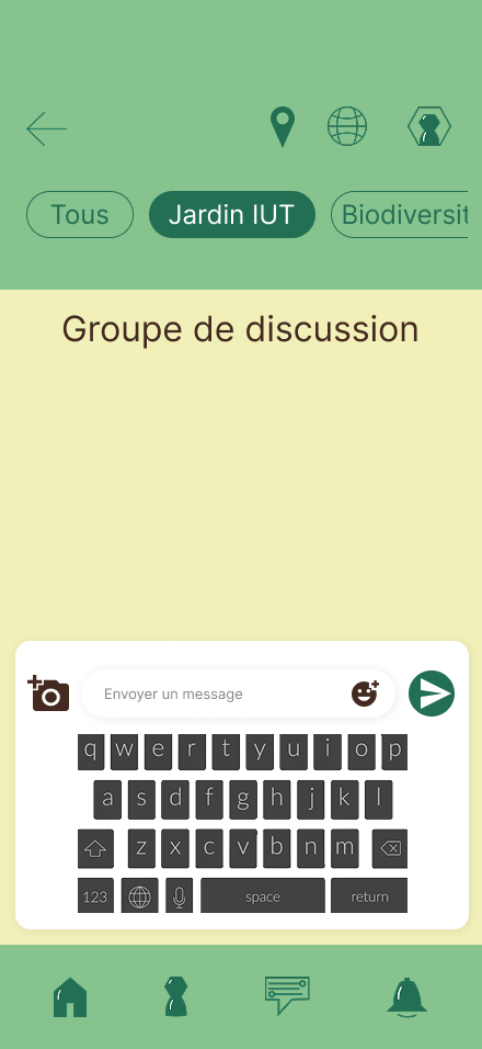 CHAT groupe-test-message